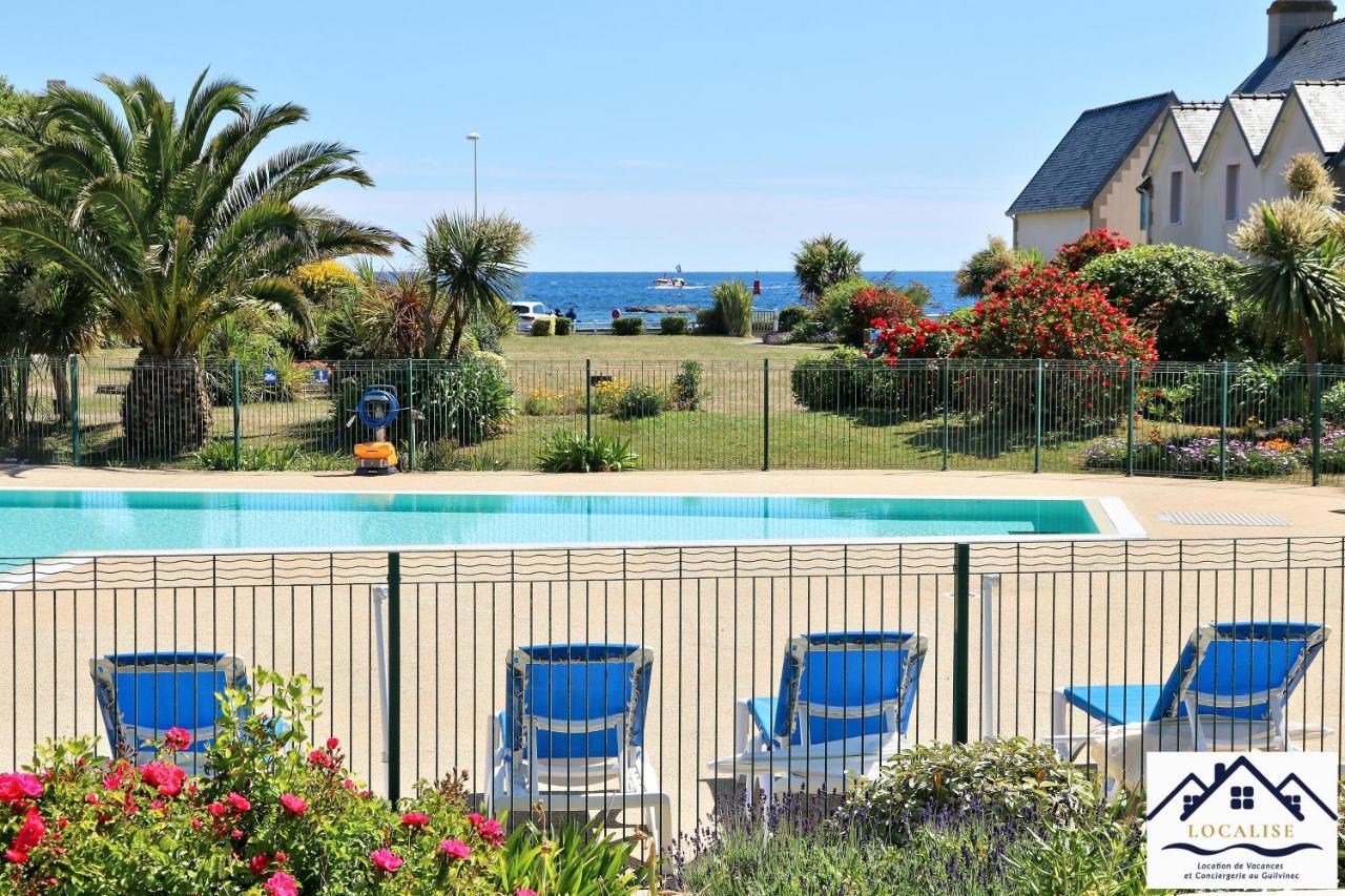 Localise - A06 - Entierement De Plain-Pied Avec Petite Vue Mer - Donnant Sur La Piscine Et Le Jardin - Wifi Inclus - Draps Inclus - Guilvinec Exterior photo