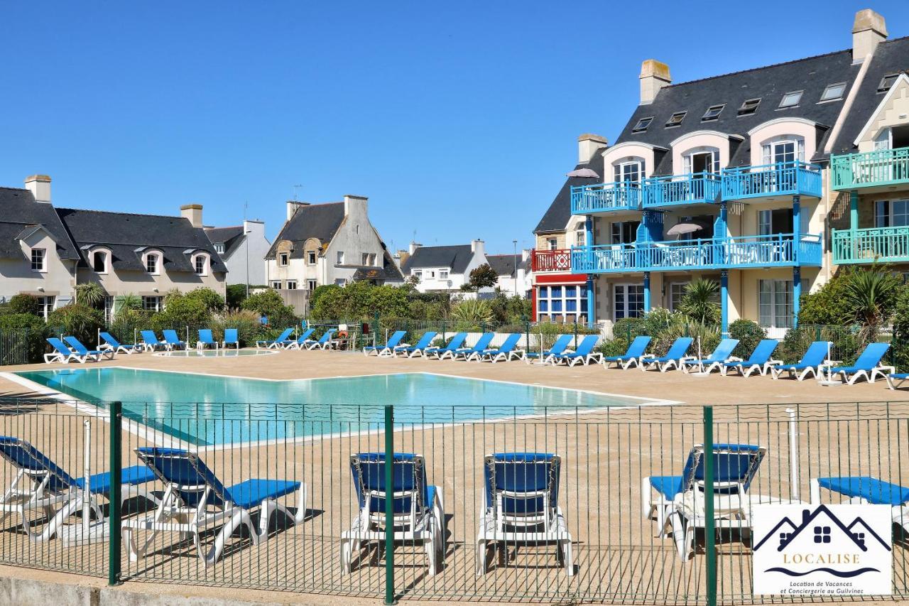 Localise - A06 - Entierement De Plain-Pied Avec Petite Vue Mer - Donnant Sur La Piscine Et Le Jardin - Wifi Inclus - Draps Inclus - Guilvinec Exterior photo