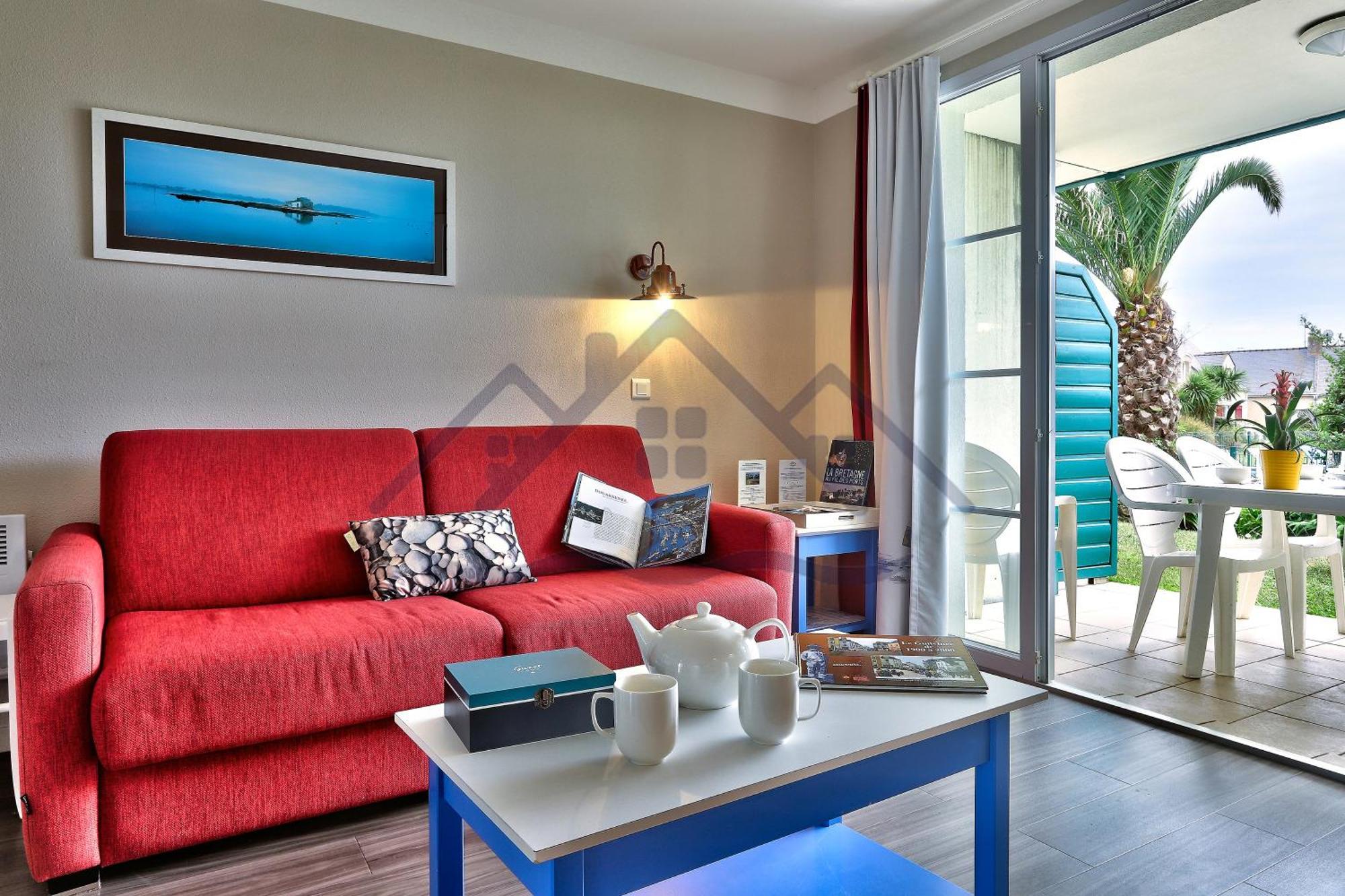 Localise - A06 - Entierement De Plain-Pied Avec Petite Vue Mer - Donnant Sur La Piscine Et Le Jardin - Wifi Inclus - Draps Inclus - Guilvinec Exterior photo